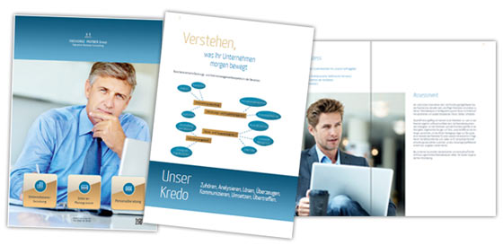 Fr&uuml;hsorge & Partner Group - Art Direction, Druckvorstufe